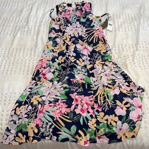 Donna Ricco Navy Floral Dress